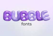 bubble font