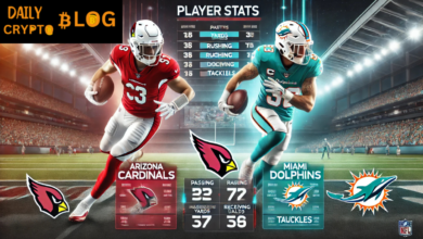 arizona cardinals vs miami dolphins match player stats